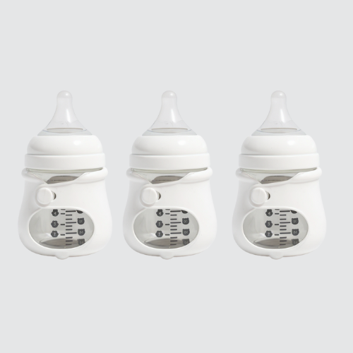 Baby Ki 3-Pack 6oz Glass Bottle