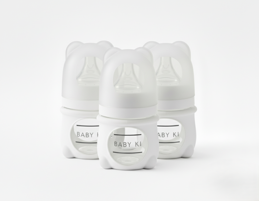 Baby Ki 3-Pack 6oz Glass Bottle