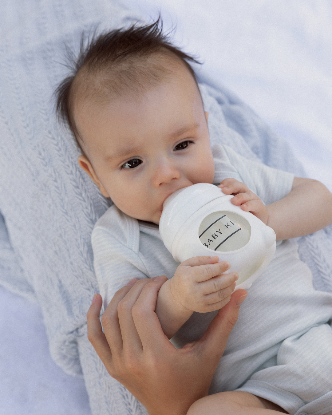 Baby Ki 3-Pack 4oz Glass Bottle